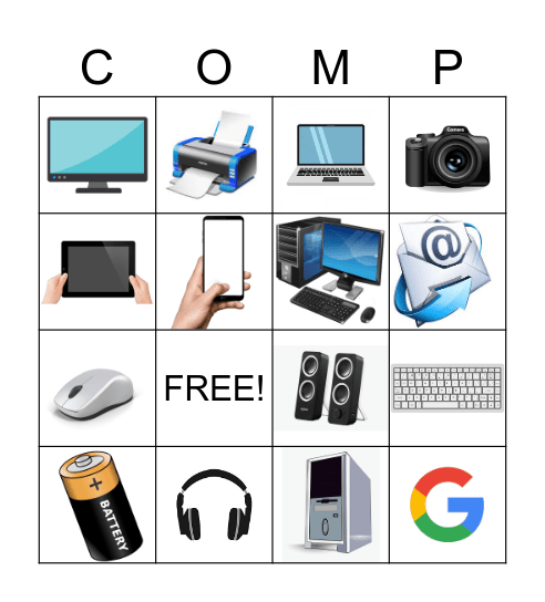 TECHNOLOGY Bingo Card