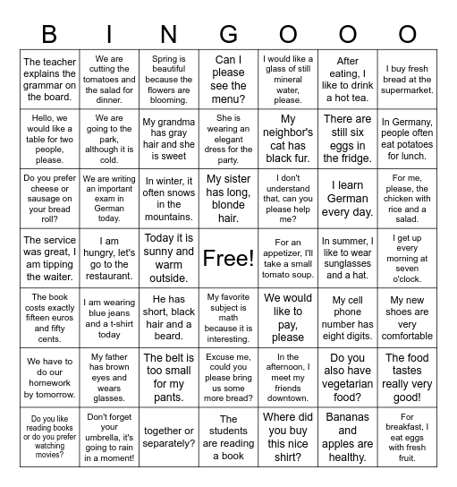 D2 Wiederholung Bingo Card