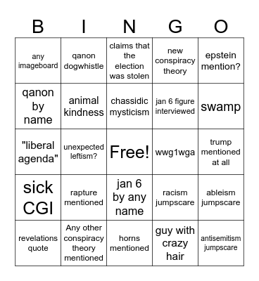 prophecy chronicles bingo Card