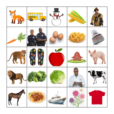 Code Names - Pictures Bingo Card