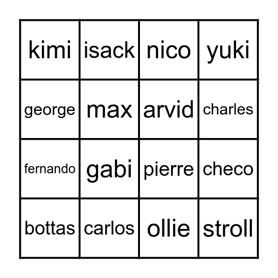 bleh Bingo Card
