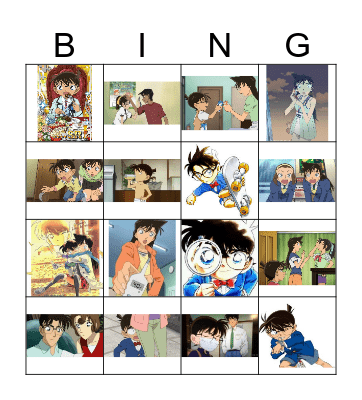 Conan Bingo Card