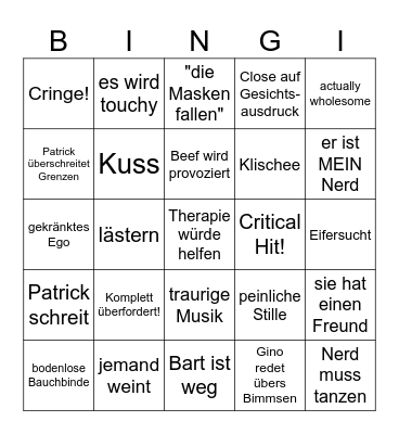 BATN BINGI Bingo Card