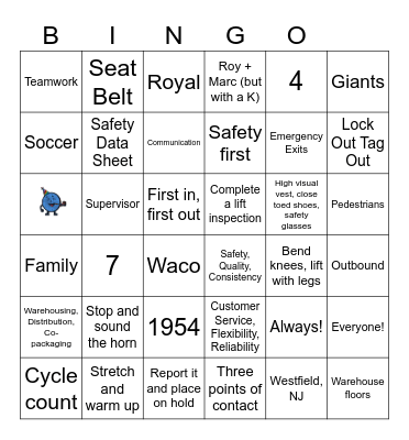 Romarkable Bingo! Bingo Card