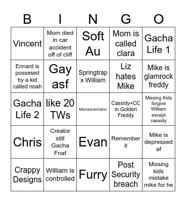 HELP PLEASE Bingo Card