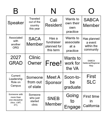 Stronger Together Blackout Challenge Bingo Card