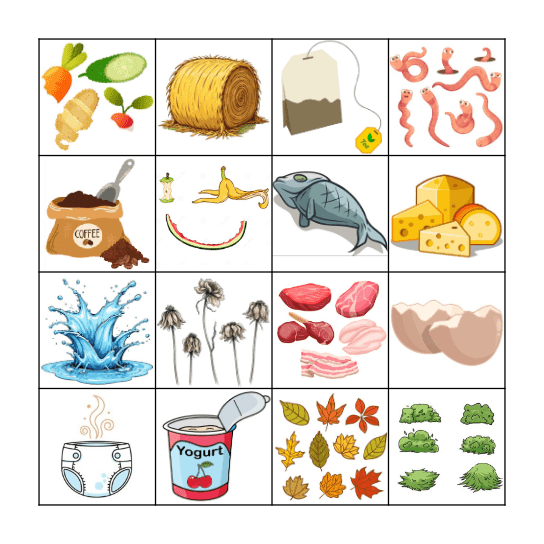 Compost Bingo Card