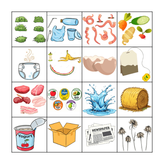 Compost Bingo Card