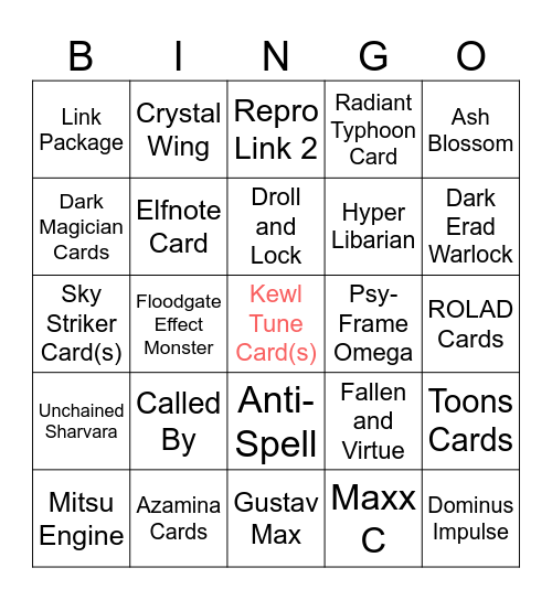 9.21.26 Banlist Bingo Card