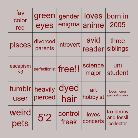 How much are you like Pool ?! Bingo Card
