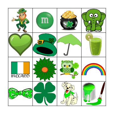 Happy St. Patrick's Day! Bingo Card