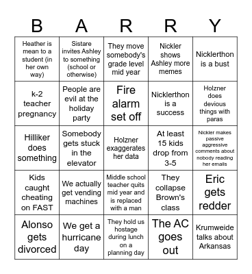 Coastal Bingo 2026-27 Bingo Card