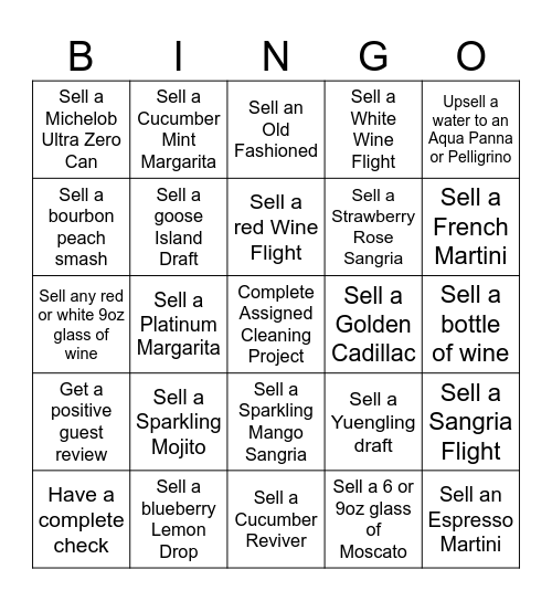 CPK Bingo Card