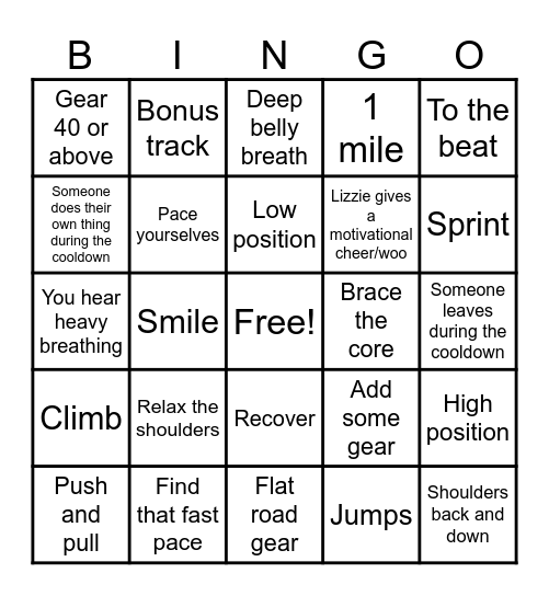 Lizzie's Birthday Bingo! Bingo Card