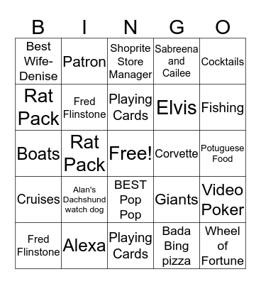 Happy 50th Birthday! Bingo Card