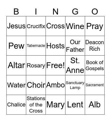 Second Grade Bingo Card