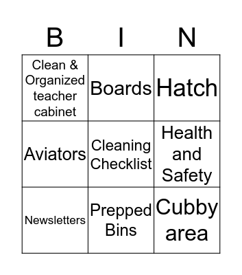 CLA Teachers  Bingo Card