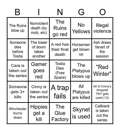 LFS Session 5 Bingo Card
