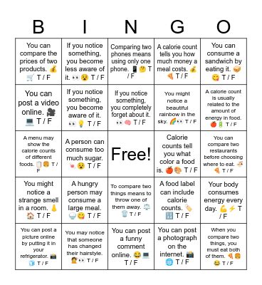 D2 L3 Bingo Card