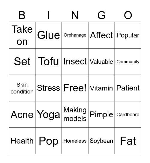 review unit 1-3.g7 Bingo Card