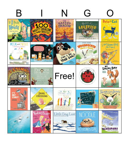 NH Ladybug Award Winners Bingo Card