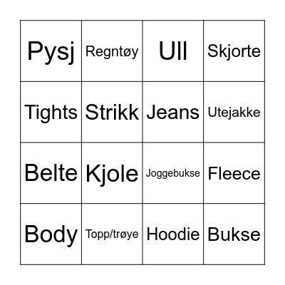 Baby Shower Bingo! Bingo Card