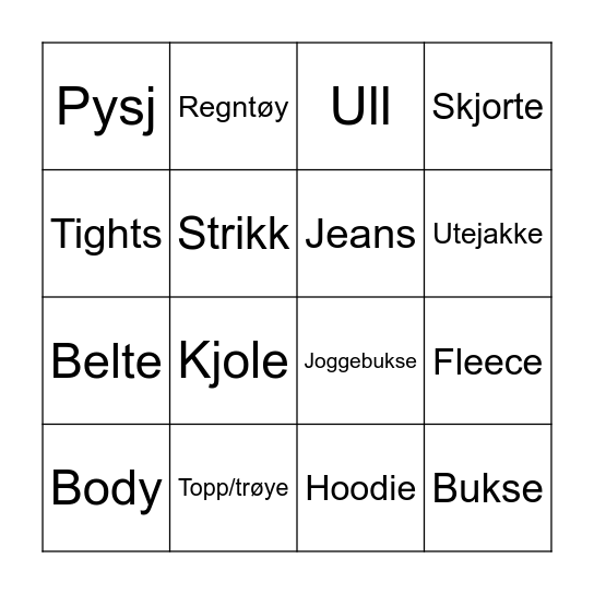 Baby Shower Bingo! Bingo Card