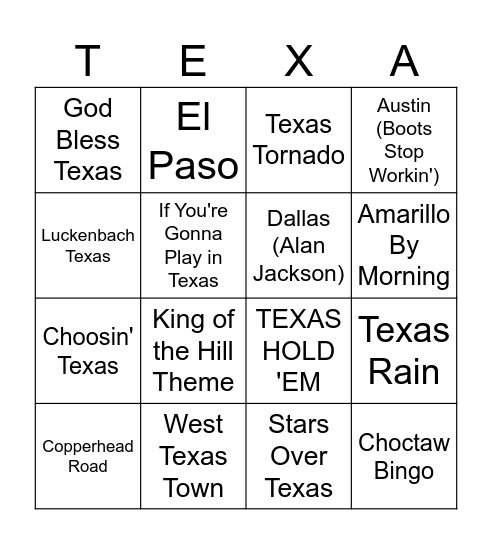 They From Bingo Card
