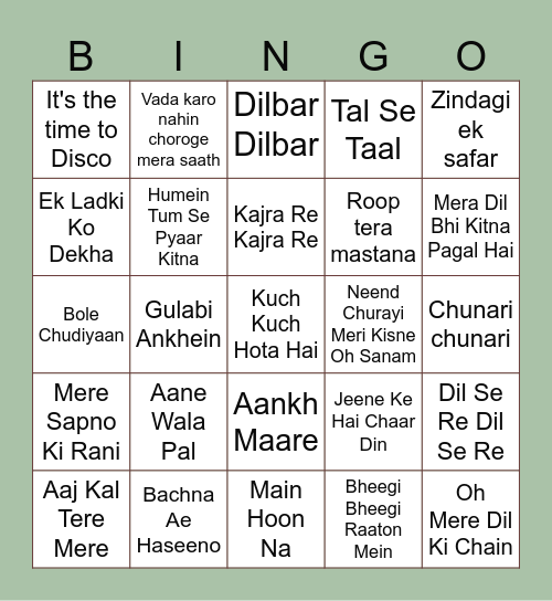 YPO GOLD Bingo Card