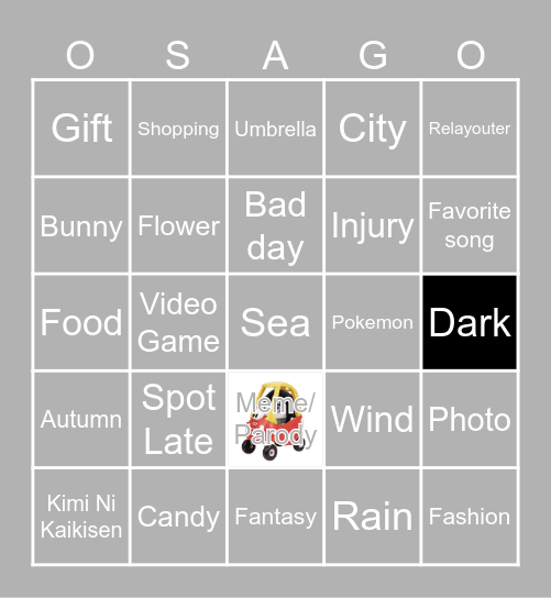 2026 Osagetober Prediction Bingo Card
