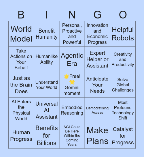 ✨Gemini Bingo✨ Bingo Card