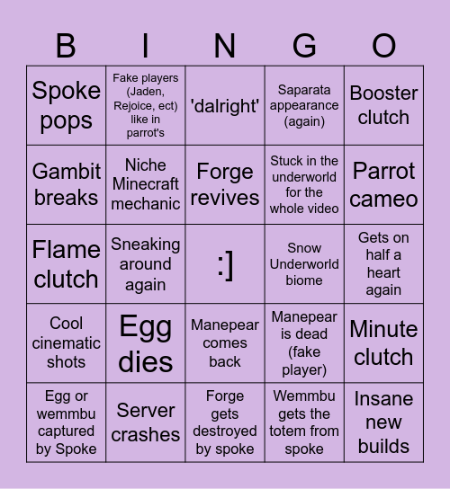 Wemmbu's next video bingo Card