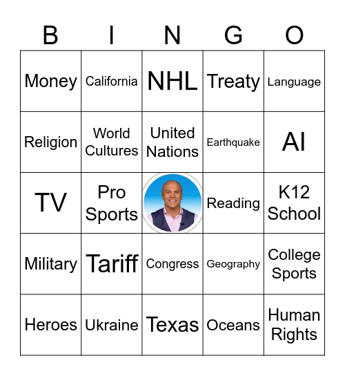 CNN 10 Bingo Card