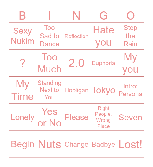 @syfjamrjkk_ Bingo Card