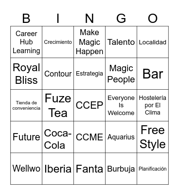 FUTURE MAKERS Bingo Card