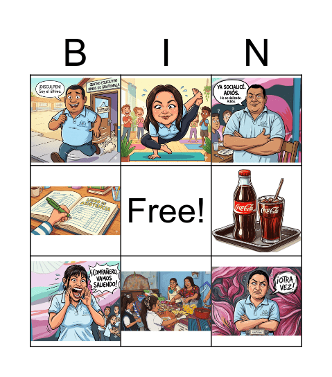 El Porvenir Bingo Card