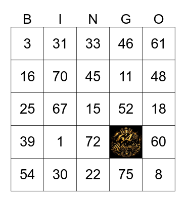 Divina Yonzon Bingo Card