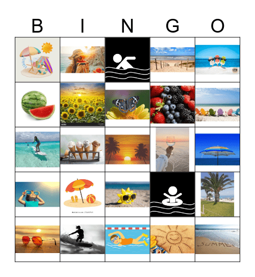Zomer Bingo Card