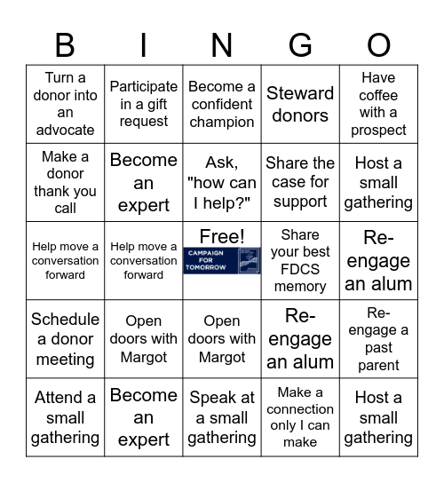 FCDS Trustees Bingo Card