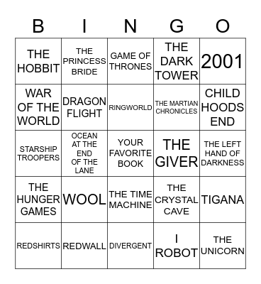 BOOK BINGO Card