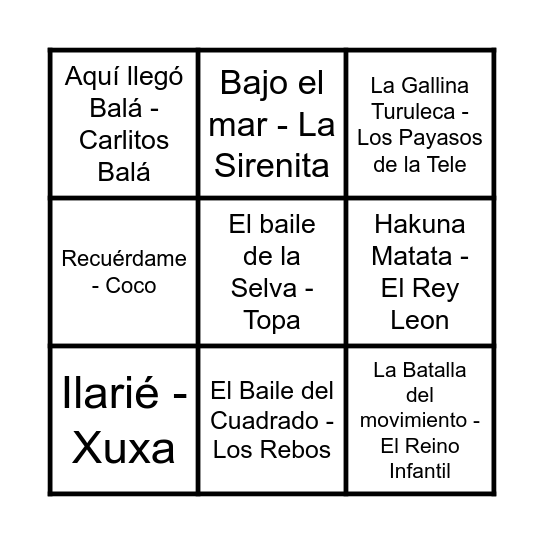 BingoVico Bingo Card