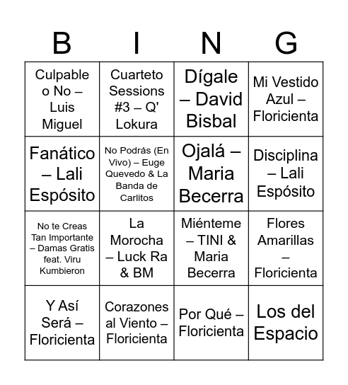 ARQUIFEM Bingo Card