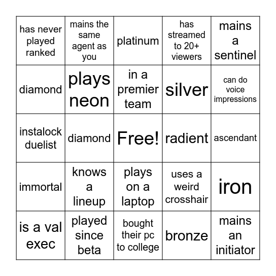Find Somebody to Cross out a Square Bingo Card