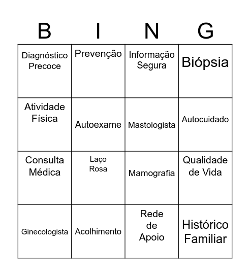 BIOPSIA Bingo Card