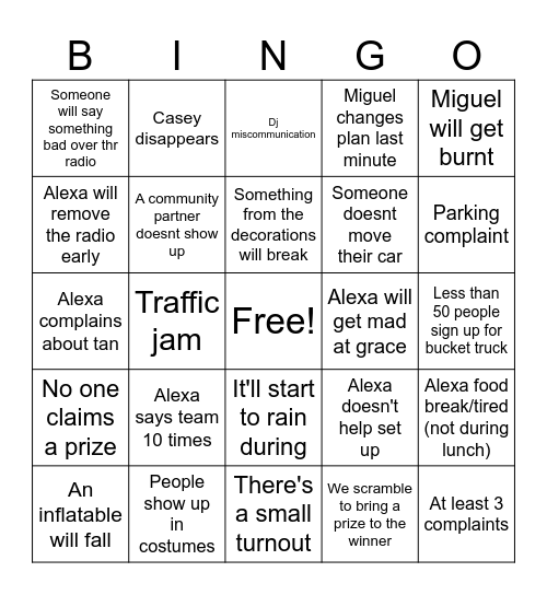 Bash crash bingo Card