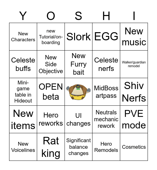 Cygni's Deadlock bingo Card