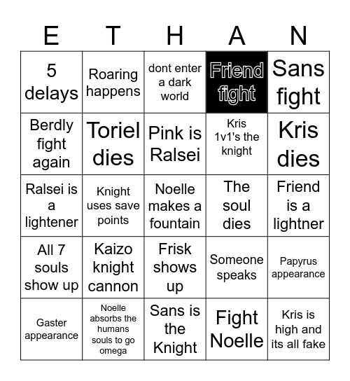 Im dead! Bingo Card