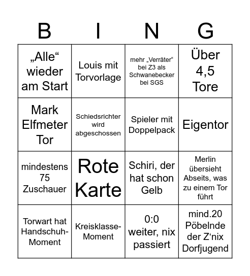 #Z3SGS Bingo Card