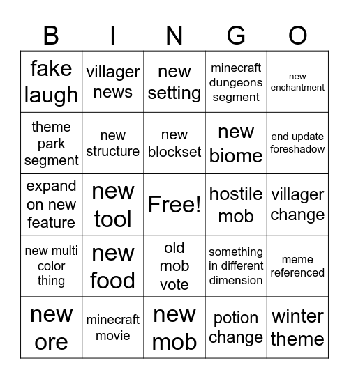 Kill eli's dog Bingo Card