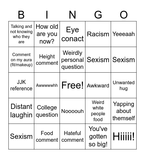 NordenBingo Card
